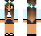 blue tumblr girl