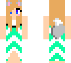 cute wolf 3 pixel arms
