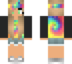 edit tie-dye girl