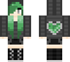 green hair