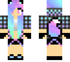 neon wolf girl