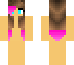 pink dyed skin base
