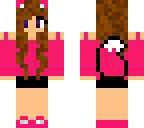 pink wolf girl