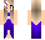purple dress girl