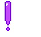 purple exclamation mark