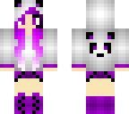purple panda girl