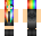 rainbow girl - trench coat
