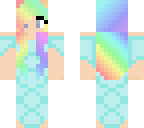 weird rainbow snow prinsess