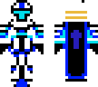 black and blue
