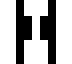 black and white