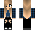 blue edit girl