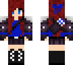 blue female warrior