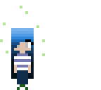 blue mini girl