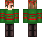 christmas boy with flowercrown