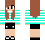 cute aqua girl