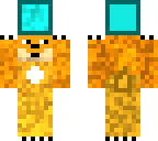 doge holding diamond block
