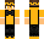 orange and black
