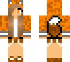 orange cute wolf