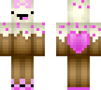 pink bunny cake slippers