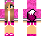 pink cute wolf