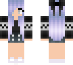 purple hair girl
