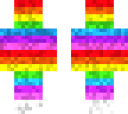 rainbow disco person