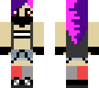 two colour girl