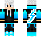 white hair boy finished
