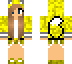 yellow cute wolf