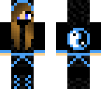blue ninja girl