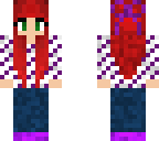 crazyred neutral with hair down