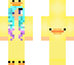 ducky girl purple hair