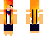 fire girl wolf