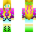 neon summer girl