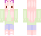 pastel chibi cat girl