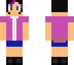 purple haired girl