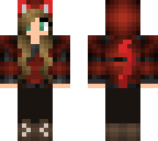 red cat girl