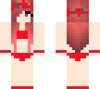 red head beach girl
