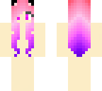 sunset cat girl base