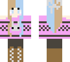 uber cute this is totally my kind of skin xd