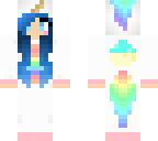 unicorn girl with blue hair