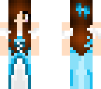 aqua blue princess