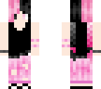 black and pink