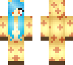 blue haired giraffe