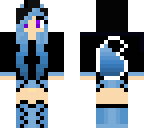 blue headphone girl