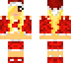 christmas girl with brown eyes