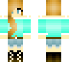 cute blonde girl skin