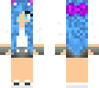 cute blue girl