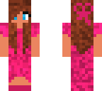 cute pink dress girl