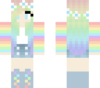 cute rainbow girl